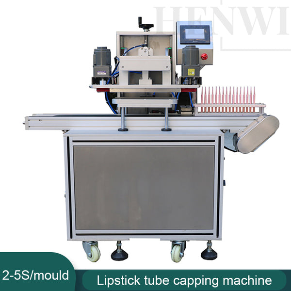 Lipstick mold capping machine