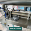 Semi-automatic horizontal mixing filling machine