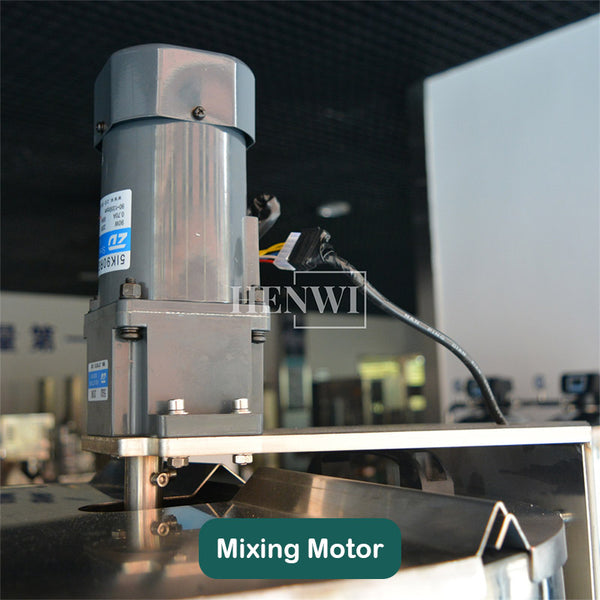 Semi-automatic vertical heating filling machine