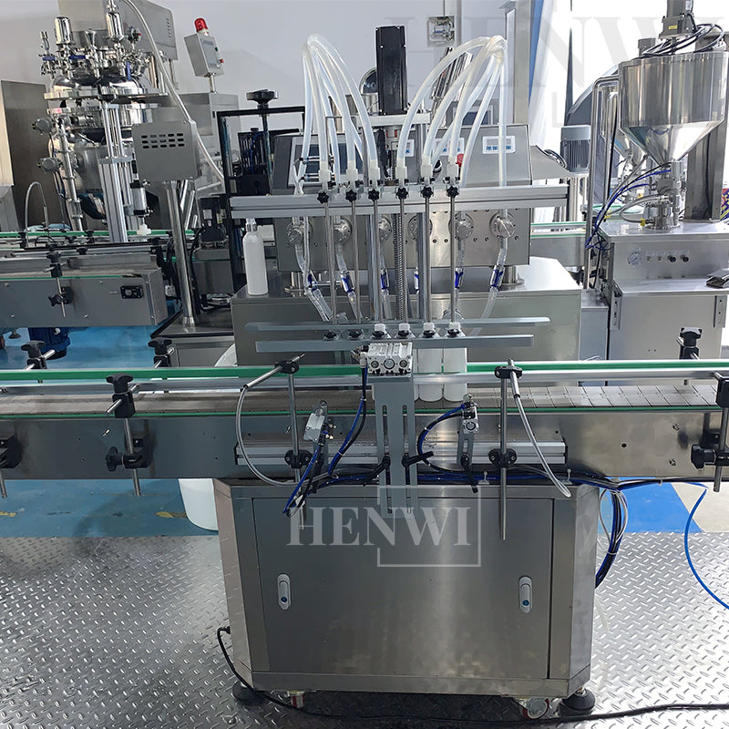 Henwi Automatic 6 Magnetic pump Liquid Filling Machine