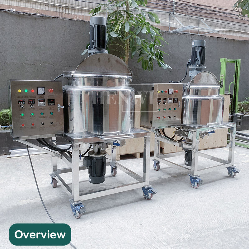 300L Movable Liquid Heating Homogenizing Mixer