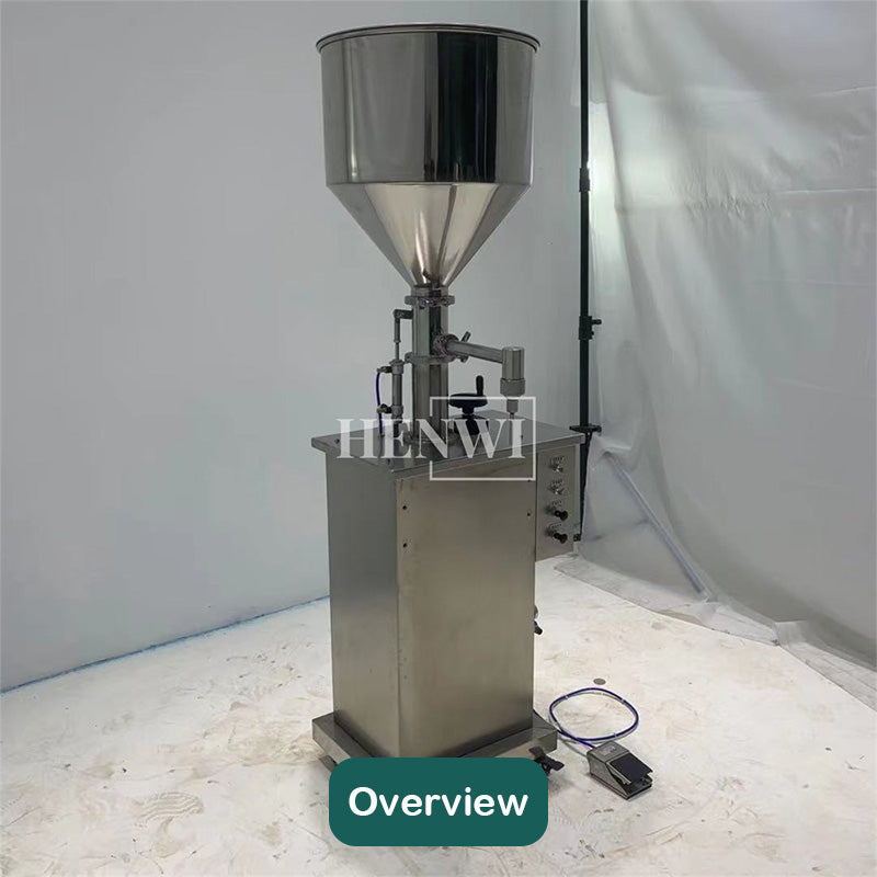 Semi-automatic vertical paste filling machine