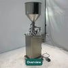 Semi-automatic vertical paste filling machine