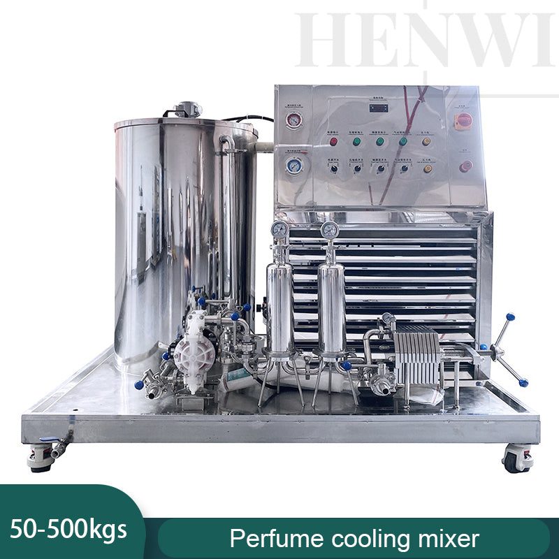 Perfume cooling mixing filtering machine