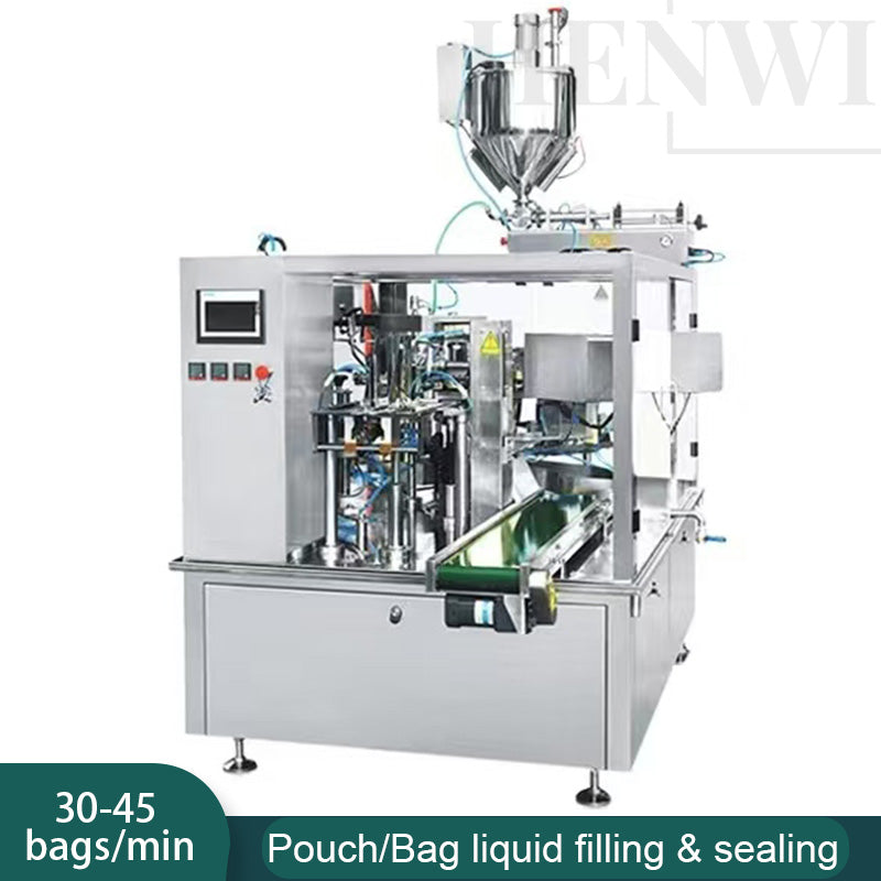 Pouch/Bag liquid filling & sealing machine (1)