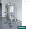 Stainless steel movable storage tank with sealed lid