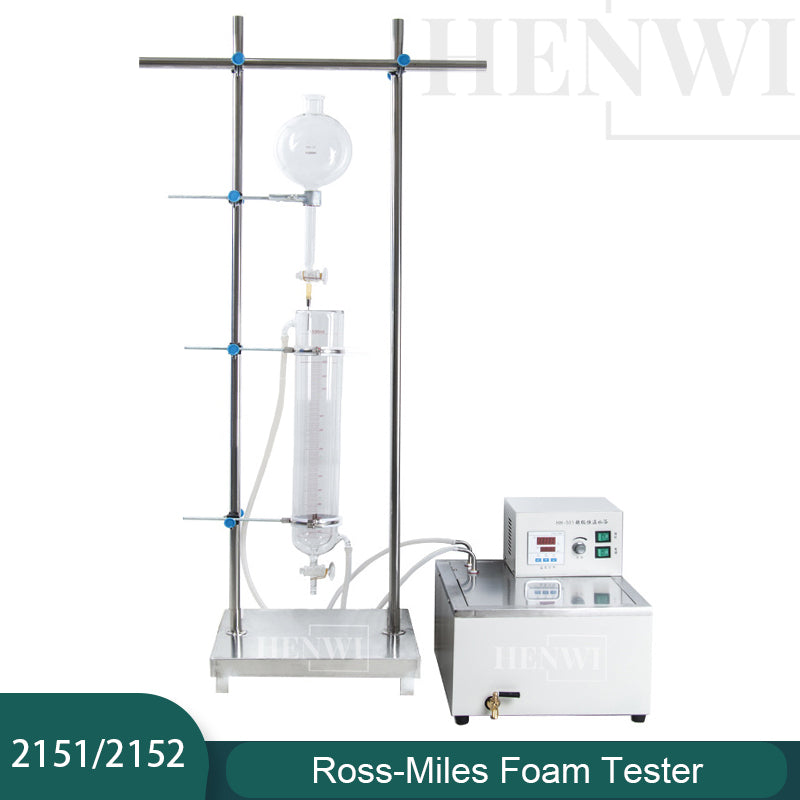 Roche foam meter Ross miles foam test apparatus analyzer