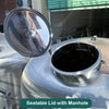 Stainless steel fixed type sealed lid storage tank