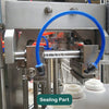 Automatic hot air tube filling and sealing machine