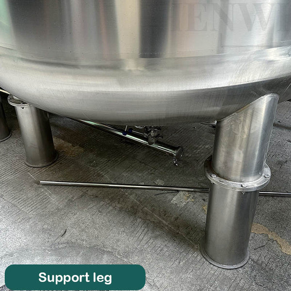 Stainless steel fixed type sealed lid storage tank