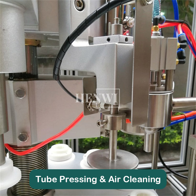 Automatic hot air tube filling and sealing machine