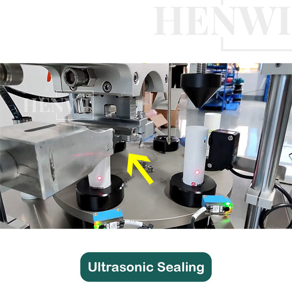 Semi-automatic tube ultrasound sealing machine