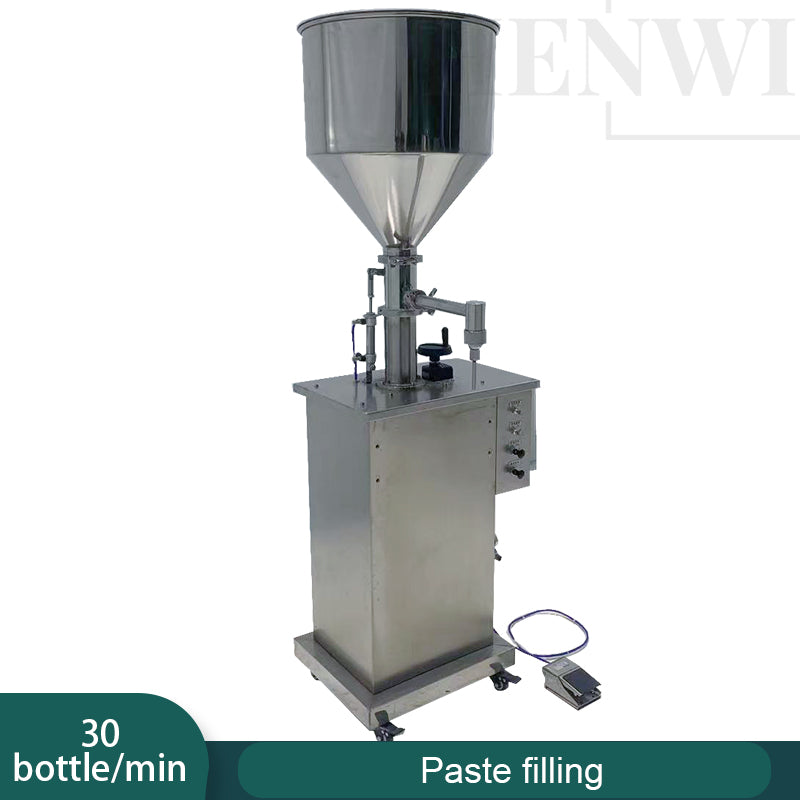 Semi-automatic vertical paste filling machine